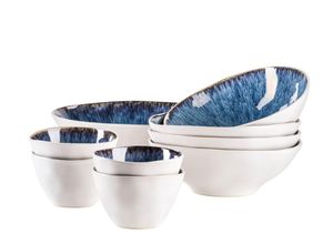 9001794867818 - Salatschüssel-Set Steinzeug FROZEN 9 (Farbe Blau)