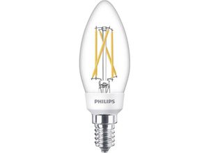 8718699772154 - Led SceneSwitch Lampe ersetzt 40W E14 Kerze - B35 klar 470lm Dimmen ohne Dimmer 1er Pack - transparent - Philips