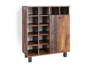 4251421976993 - Wäscheschrank Badezimmerschrank Badschrank mit Wäschekorb Fynn Badmöbel