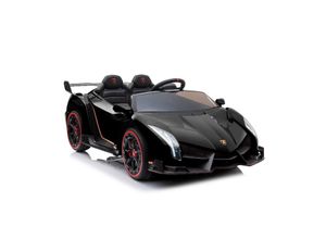 4066708827963 - Elektro-Kinderauto Lamborghini Veneno Doppelsitzer weiss - Kinderauto - Elektroauto - Ledersitz und Sicherheitsgurt