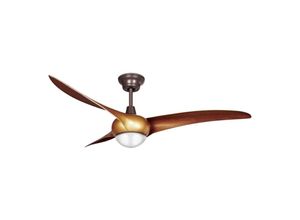 8435575368866 - Efectoled - Forlight Helix Ventilador de Techo Silencioso con Luz led 5 Velocidades Programable Giro Inverso Acero Marrón Madera 8435575368866 - Efectoled - Forlight Helix Ventilador de Techo Silencioso con Luz led 5 Velocidades Programable Giro Inverso Acero Marrón Madera