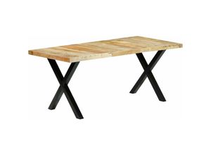 8719883680798 - Bonnevie - EsstischEsszimmertisch 180×90×76 cm Mango Massivholz vidaXL