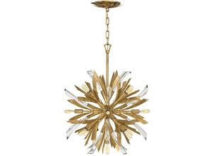 5024005384717 - Lighting QN-VIDA-13P-S quintiesse Hängeleuchte Vida E14 13x40W Stahl Gold brüniert H754cm-3753cm Ø559cm dimmbar höhenverstellbar - Elstead