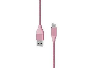 4260458922002 - Kabel PREMIUM Metallic USB to Type C (USB-C) Cable 15 m (Fast Charging 3A USB 20) Rose