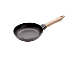 3272340026836 - Pans Bratpfanne mit Holzgriff 20 cm rund Schwarz Gusseisen