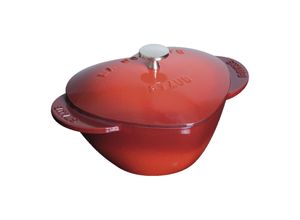 3272341000064 - La Cocotte Cocotte 20 cm Herz Kirsch-Rot Gusseisen