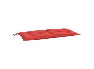 8720286186497 - Gartenbank-Auflage Ruhebank Rot 100x50x7 cm Oxford-Gewebe vidaXL