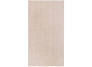 8720286848623 - Vidaxl - Teppich Kurzflor 80x150 cm Dunkelbeige Beige