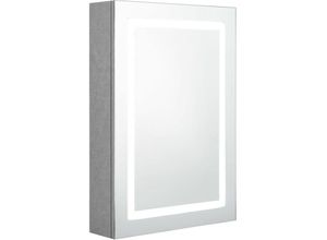 8720286332511 - Bonnevie - LED-Bad-SpiegelschrankBad Hängeschrank Betongrau 50x13x70 cm vidaXL 8720286332511 - Bonnevie - LED-Bad-SpiegelschrankBad Hängeschrank Betongrau 50x13x70 cm vidaXL
