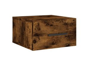 8720845947194 - Bonnevie - Wand-NachttischBeistelltisch Räuchereiche 35x35x20 cm vidaXL 8720845947194 - Bonnevie - Wand-NachttischBeistelltisch Räuchereiche 35x35x20 cm vidaXL