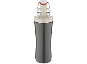 4002942560938 - Trinkflasche KOZIOL PLOPP TO GO Trinkflaschen Gr 425 ml grau Thermoflaschen Isolierflaschen und Trinkflaschen recycelbarmelaminfreiCO² neutral produziertbiozirkulär425ml