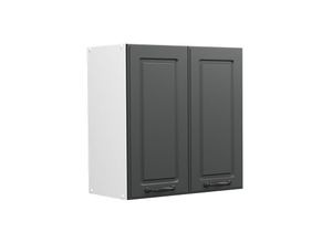 4066731036752 - Hängeschrank Küchenschrank Küchenzeile Landhaus R-Line 60 cm Weiß-Anthrazit