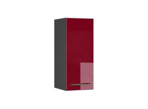 4251421957749 - VICCO Hängeschrank 30 cm Bordeaux Hochglanz Küchenschrank Oberschrank Küchenzeile Fame-Line