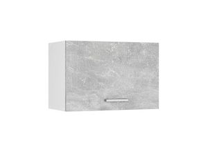 4251421934061 - Hängeschrank R-Line 60 cm Weiß Beton modern flach Vicco