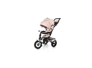 3800151995517 - Tricycle Neo 4 in 1 Luftreifen Schiebestange Sitz drehbar verstellbar beige-schwarz