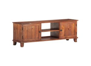 8720286069585 - Bonnevie - TV-SchrankTV-Möbel Honigbraun 120x30x41 cm Massivholz Akazie vidaXL