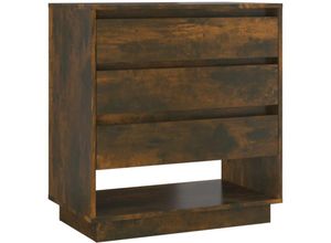 8720286836774 - Bonnevie - Sideboard Räuchereiche 70x41x75 cm Holzwerkstoff vidaXL551326