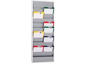4052301027206 - Werkstattplaner Eichner 9019-00202 zweireihig für 20 Auftragstaschen grau 4052301027206 - Werkstattplaner Eichner 9019-00202 zweireihig für 20 Auftragstaschen grau