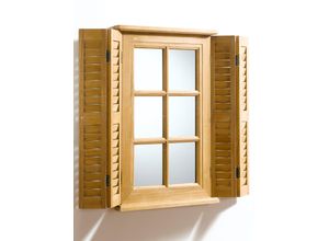 4895228801586 - Wanddekoobjekt HEINE HOME Wanddekoobjekte Gr B H T 87 cm x 71 cm x 5 cm beige (natur) Deko-Spiegel Garderobenspiegel Dekospiegel Wanddeko