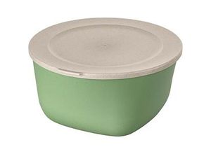 4002942561478 - Frischhaltedose KOZIOL CONNECT BOX 4 Lebensmittelaufbewahrungsbehälter Gr B H L 25 cm x 13 cm x 25 cm grün (nature leaf green) Frischhaltedosen spülmaschinengeeignetmelaminfreirecycelbarCO²neutrale Produktion 4L