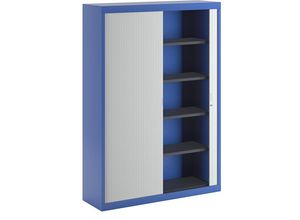 8697653673600 - Rollladenschrank HxBxT 1990 x 1400 x 440 mm Korpus enzianblau