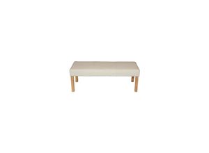 4057651075020 - Sitzbank Bank Polsterbank M37 Kunstleder 120x43x49cm creme helle Beine 4057651075020 - Sitzbank Bank Polsterbank M37 Kunstleder 120x43x49cm creme helle Beine