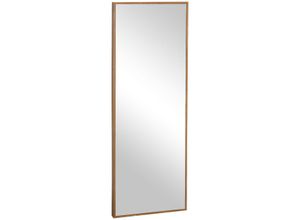 4255633526977 - Homcom - Wandspiegel Garderobenspiegel 125 x 45cm Flurspiegel mit Holzrahmen Ganzkörperspiegel Hängespiegel Wohnzimmerspiegel für Schlafzimmer Natur