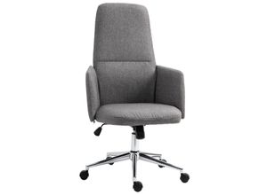 4251774975988 - Bürostuhl ergonomisch grau 61 x 67 x 1125-1205 cm (BxTxH) Büromöbel Schreibtischstühl Bürostuhl Drehstuhl