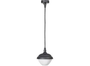 5998250376745 - 7674 Modesto Außenleuchte Pendelleuchte Metall Kunststoff schwarz E27 1X max 40W IP44 H68cm Ø17cm - Rabalux