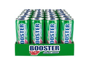 4044703011549 - Booster Energy Drink Kaktusfrucht 033 Liter Dose 24er Pack