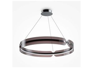 4262431051068 - Hängeleuchte Esszimmerlampe Pendelleuchte led Metall grau Ring Designleuchte