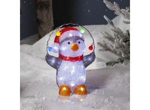 7391482059444 - Star Trading LED Lichtobjekt Crystalo Pinguin RGBW 09W 37lm IP44 - multicolour