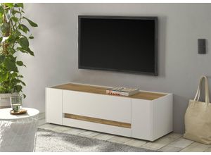 4067602885295 - Lowboard INOSIGN City Giron Sideboards Gr B H T 140 cm x 40 cm x 45 cm 1 weiß Lowboards Breite ca 140 cm