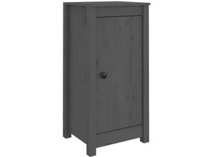 8720286922194 - Bonnevie - SideboardKommode Grau 40x35x80 cm cm Massivholz Kiefer vidaXL 8720286922194 - Bonnevie - SideboardKommode Grau 40x35x80 cm cm Massivholz Kiefer vidaXL