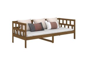 8720287068068 - Bonnevie - TagesbettGästebett Honigbraun Massivholz Kiefer 90x190 cm vidaXL