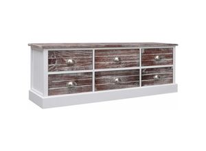 8719883668925 - Bonnevie - Flurbank Braun 115x30x40 cm Holz vidaXL224896