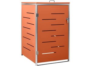 8720286334973 - Bonnevie - Mülltonnenbox für 1 Tonne 69x775x115 cm Edelstahl vidaXL440446