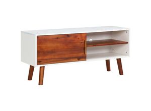 8720286364666 - Bonnevie - TV-SchrankTV-Möbel 110x35x50 cm Massivholz Akazie und mdf vidaXL