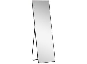 4255633539205 - Homcom - Großer Standspiegel Wandspiegel Ganzkörperspiegel 1615 cm Silber - Schwarz