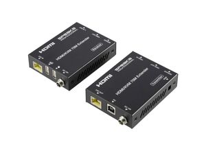 4064161292021 - Speaka Professional - SP-11562928 1 Port hdmi Extender Set über pc steuerbar 4096 x 2160 Pixel Schwarz