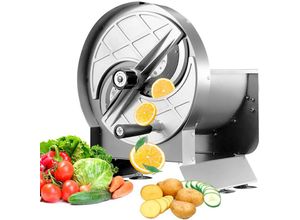 7295824463862 - EjLife Manuelle Gemüseschneidemaschine Kommerzielles Manuelles Schneidewerkzeug 001–047 Zoll Verstellbarer Obstschneider Zwiebelschneider