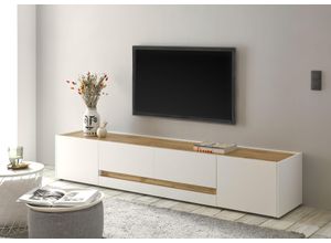 4067602885271 - Lowboard INOSIGN City Giron Sideboards Gr B H T 220 cm x 40 cm x 45 cm 2 weiß Lowboards Breite ca 220 cm