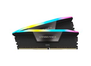 0840006666080 - Vengeance RGB DDR5-6600 - 32GB - CL30 - Dual Channel (2 Stück) - Unterstützt Intel XMP - Schwarz mit RGB 0840006666080 - Vengeance RGB DDR5-6600 - 32GB - CL30 - Dual Channel (2 Stück) - Unterstützt Intel XMP - Schwarz mit RGB