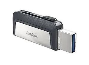 0619659142049 - USB-Stick Ultra Dual USB Type-C USB 31 silber grau 32 GB 0619659142049 Sandisk