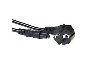 8716065311082 - Powercord mains connector CEE7 7 male (angled) - C5 black 100 m Length 1 m Powercord schuko-c5 bk 100m (AK5162) (AK5162) - ACT 8716065311082 - Powercord mains connector CEE7 7 male (angled) - C5 black 100 m Length 1 m Powercord schuko-c5 bk 100m (AK5162) (AK5162) - ACT