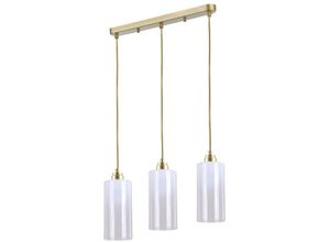 5998250344805 - 4480 Hängeleuchte Panthea gold weiss E27 3x max 40W L170cm B50cm H10cm dimmbar - Rabalux