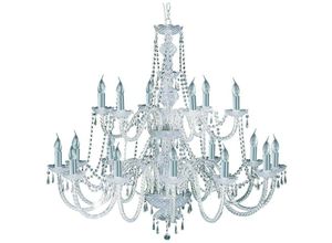 5013874179630 - Hale - 18 Light Crystal Chandelier Chrome Finish E14 - Searchlight