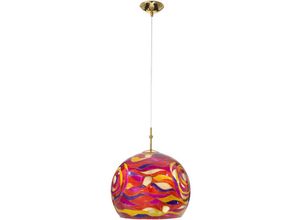 9008447297459 - Kolarzlighting - Kolarz luna Glaskuppel Pendelleuchte 24 Karat Gold