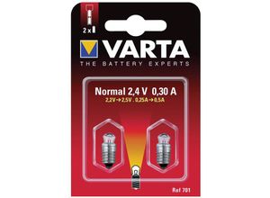 4008496359783 - Varta - Glühlampe 24V 070A 751 Krypton mStecksockel 2St Blister