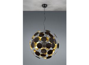 8055303911371 - Iperbriko - Aufhängung Discalgo 6xE14 Schwarz und dekorative Runden Ø54 cm Trio Lighting 8055303911371 - Iperbriko - Aufhängung Discalgo 6xE14 Schwarz und dekorative Runden Ø54 cm Trio Lighting